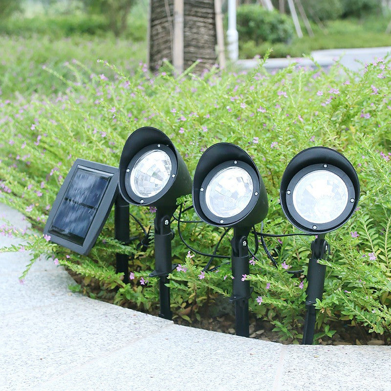 Lampa Solara Decorativa pentru Gradina, Model 3 Felinare, 9 LED-uri, 405 Lumeni, 8-10 Ore Autonomie, PC si ABS, Alb Rece