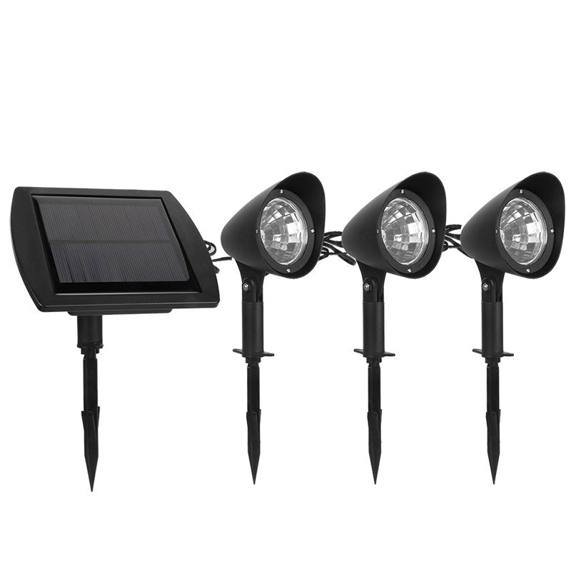 Lampa Solara Decorativa pentru Gradina, Model 3 Felinare, 9 LED-uri, 405 Lumeni, 8-10 Ore Autonomie, PC si ABS, Alb Rece
