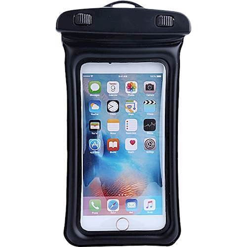 Husa Subacvatica Universala Matte Cushion, Protectie IPX8 Impermeabila si Anti-Soc, Ecran Tactil Transparent, pentru Telefon de pana la 6.9 inch sau Documente, cu Snur Inclus, Negru