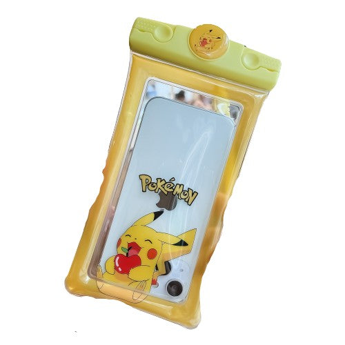 Mascot Husa Subacvatica Waterproof si Snowproof, Protectie IPX8 pana la 20m, Etansa cu Snur pentru Telefon si Documente, Compatibila 6.9 Inch, Galben