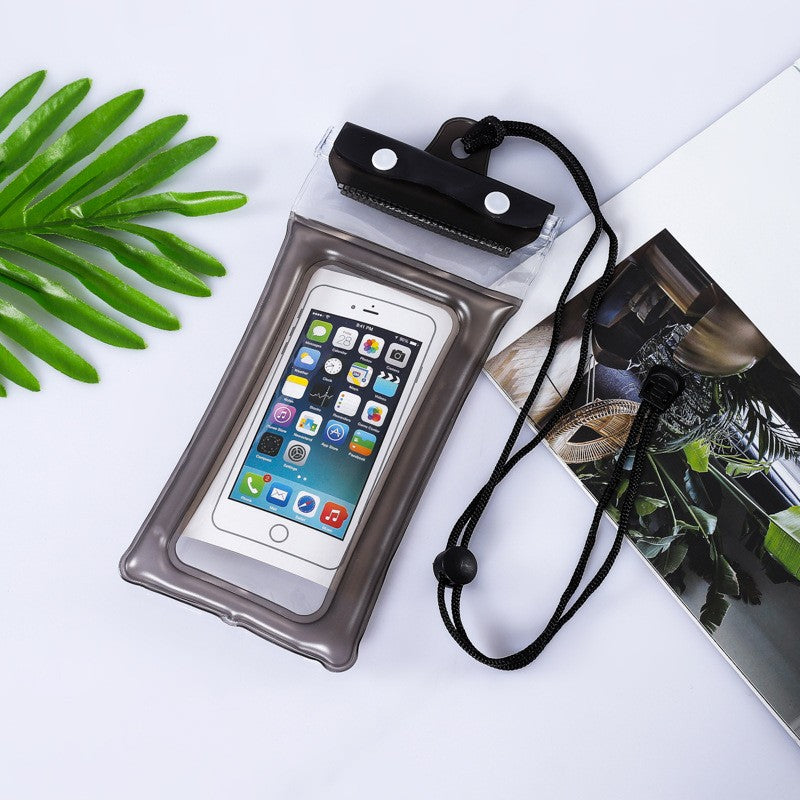 Husa Subacvatica Universala Impermeabila, Protectie Telefon si Documente, Certificare IPX8 la 20m, Functie Touchscreen, Inchidere Etansa cu Snur, Compatibil Dispozitive pana la 6.9 inch, Negru