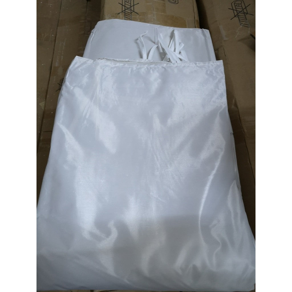 Perete Lateral Cort Evenimente, Prelata Laterala Pavilioane, Protectie Solara si Impermeabila, Material Oxford 600D Cauciucat, Lungime 12 m, Inaltime 2.5 m, Alb