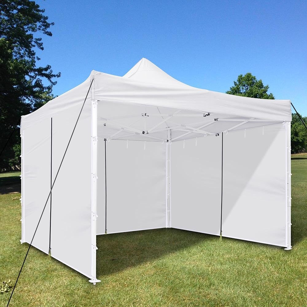 Perete Lateral Cort Evenimente, Prelata Laterala Pavilioane, Protectie Solara si Impermeabila, Material Oxford 600D Cauciucat, Lungime 12 m, Inaltime 2.5 m, Alb
