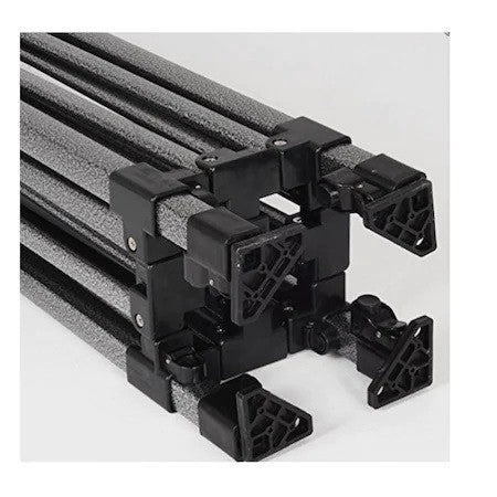 Pavilion Gradina si Cort Evenimente Pliabil, Structura Metalica Telescopica, Prelata Oxford PVC Impermeabila si Anti-UV, 2x2 m, Rosu
