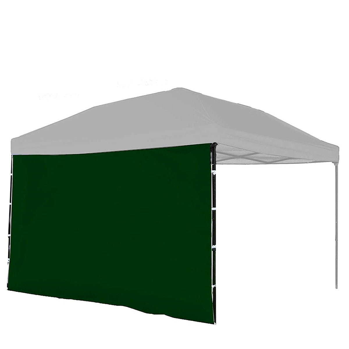 Perete Lateral Cort Evenimente, Prelata Impermeabila Pavilioan Pliabil, Material Cauciucat 600D Rezistent UV, 12 m x 2.5 m, Verde