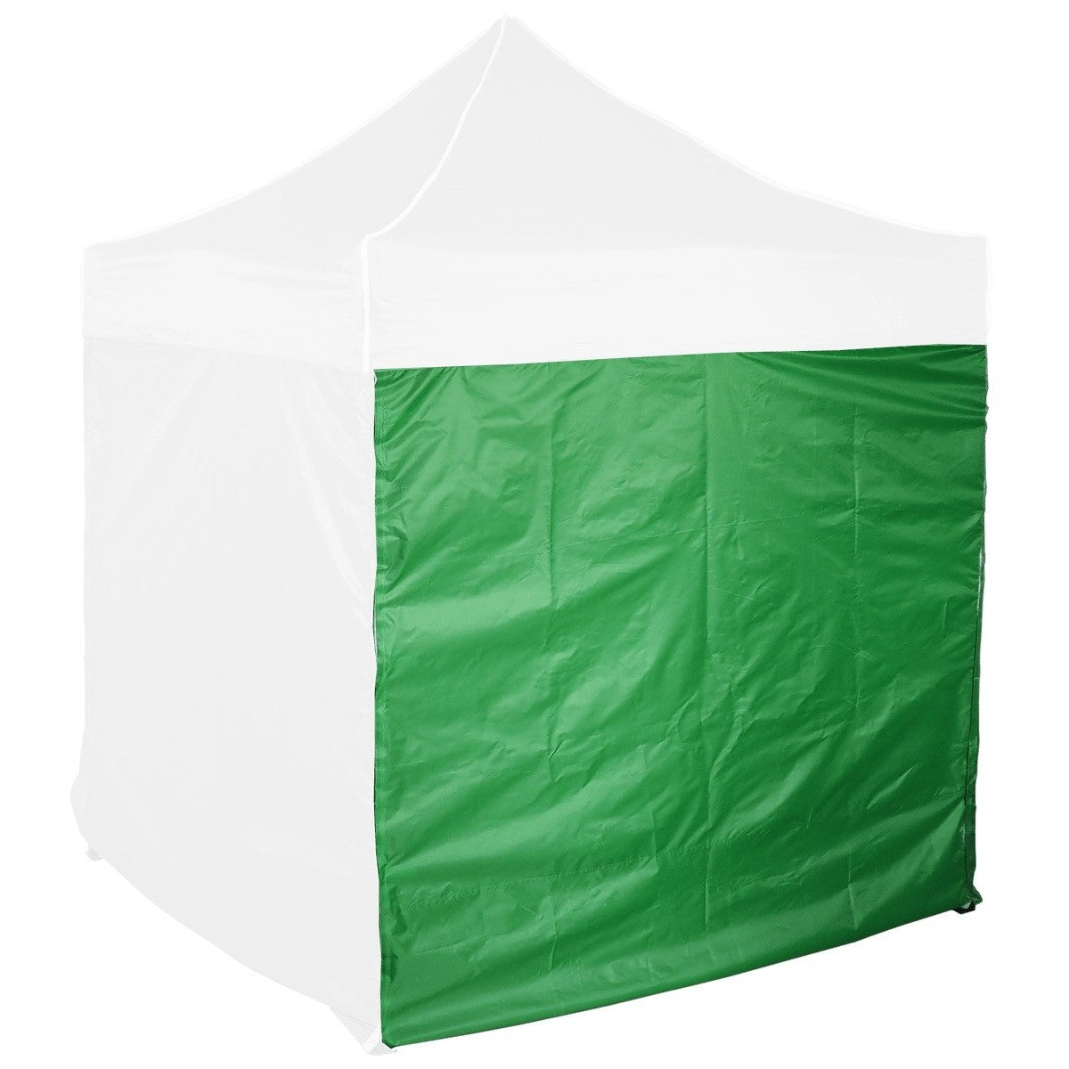 Perete Lateral Cort Evenimente, Prelata Impermeabila Pavilioan Pliabil, Material Cauciucat 600D Rezistent UV, 12 m x 2.5 m, Verde