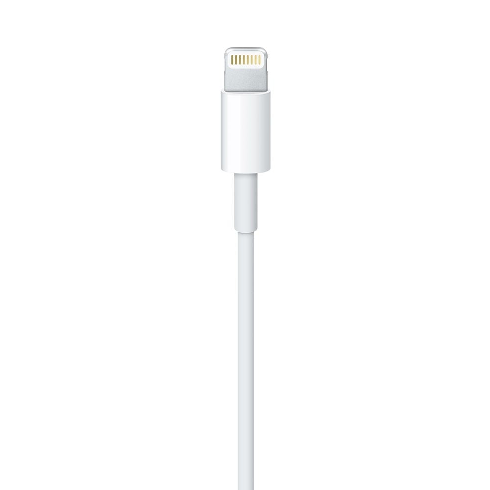 Cablu Date si Incarcare Apple, Conector Lightning, Compatibilitate Universala, Silicon, 1m, Alb