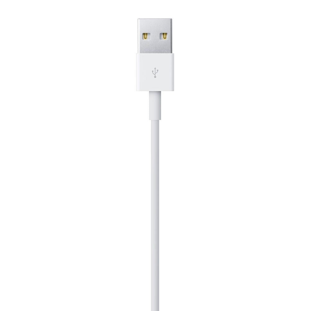 Cablu Date si Incarcare Apple, Conector Lightning, Compatibilitate Universala, Silicon, 1m, Alb